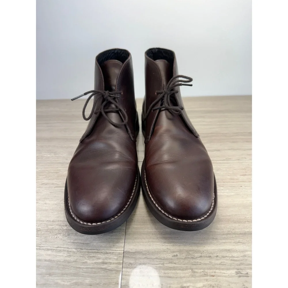 Thursday Boot Co Chukka Scout Brown Leather Men 10.5 Utility Heritage Casual EUC